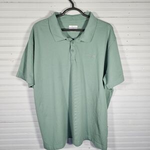 Columbia Men's Active Fit Pale Green Polo Shirt Size 2XL